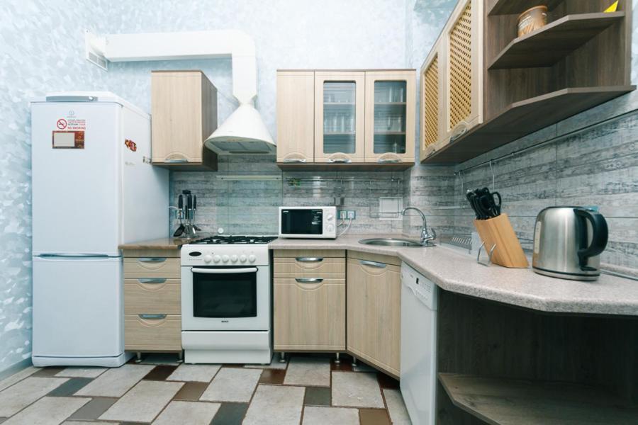 Stylish Two-Level Flat 2 Min From Khreschatyk Kiev Esterno foto